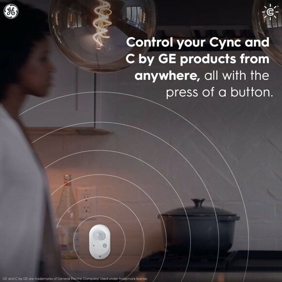 CYNC by GE Starter Kit Full Color 1 Smart Bulb + 1 Motion Sensor - Picture 7 of 14